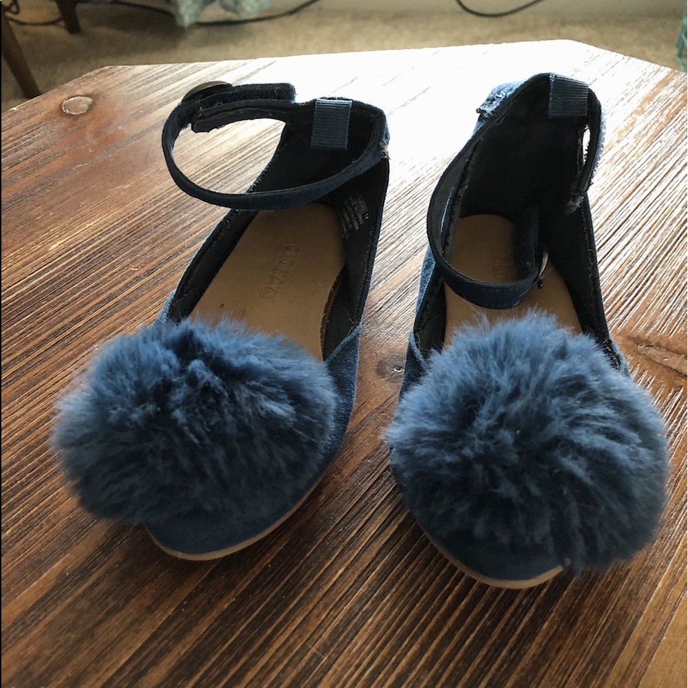 Navy flats